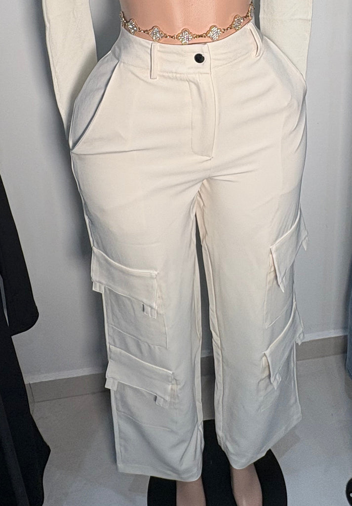 HIGH STRETCHY CARGO PANTS